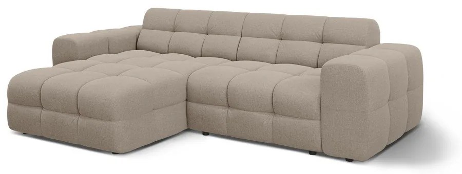 Barna sarokkanapé (bal oldali-heverő résszel) Kendal – Micadoni