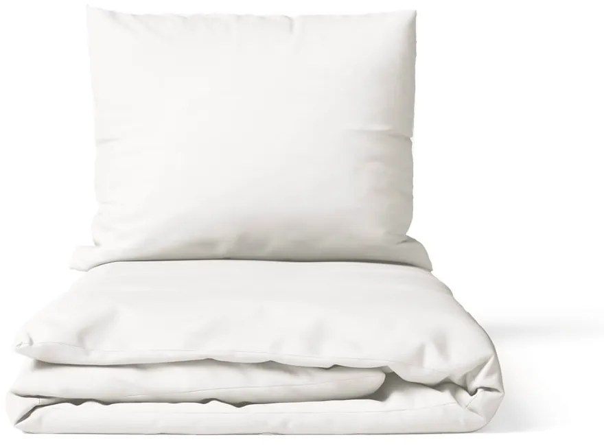 Fehér kétszemélyes hosszabbított mikroszatén ágyneműhuzat 200x220 cm Basic – Bonami Essentials