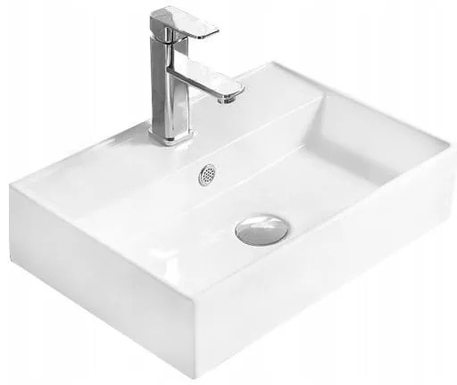 Mexen Blanca pultra szerelhető mosdó 50 x 35 cm, fehér - 21105000