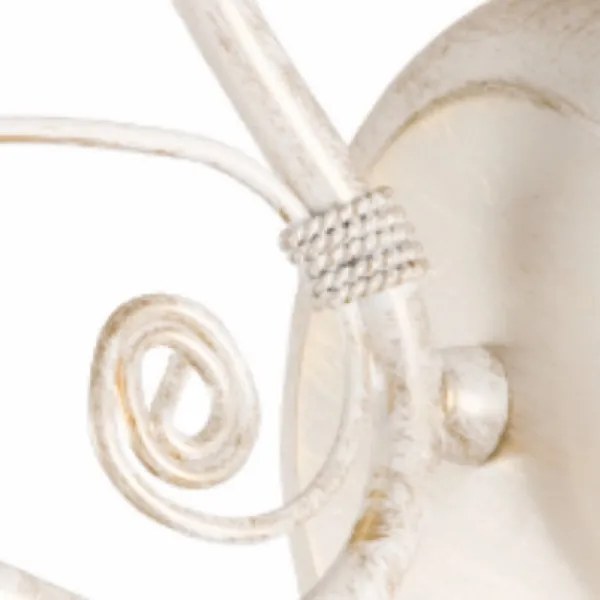 Fali lámpa RETRO II 1xE27/60W/230V fehér patina