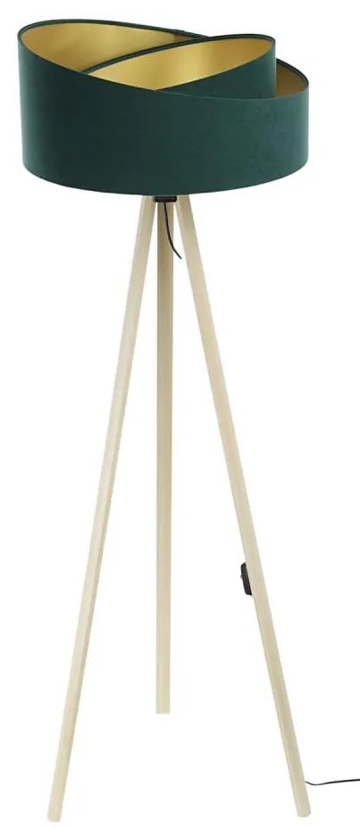 Állólámpa GALAXY 1xE27/60W/230V zöld/bézs