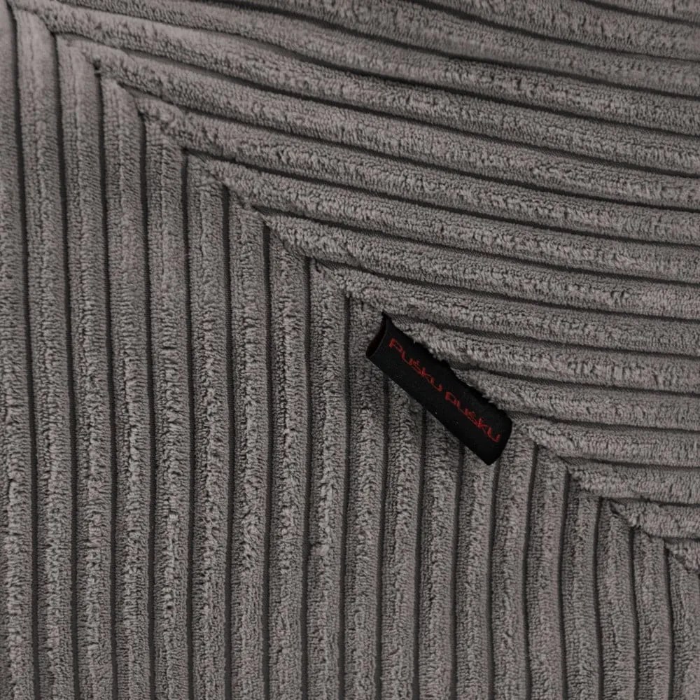 Téglavörös kordbársony babzsákfotel Tube – SLOWDOWN