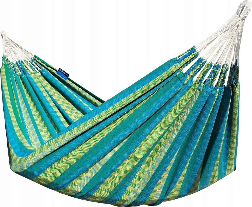 Morena kétszemélyes kolumbiai kerti függőágy kertbe zöld Potenza