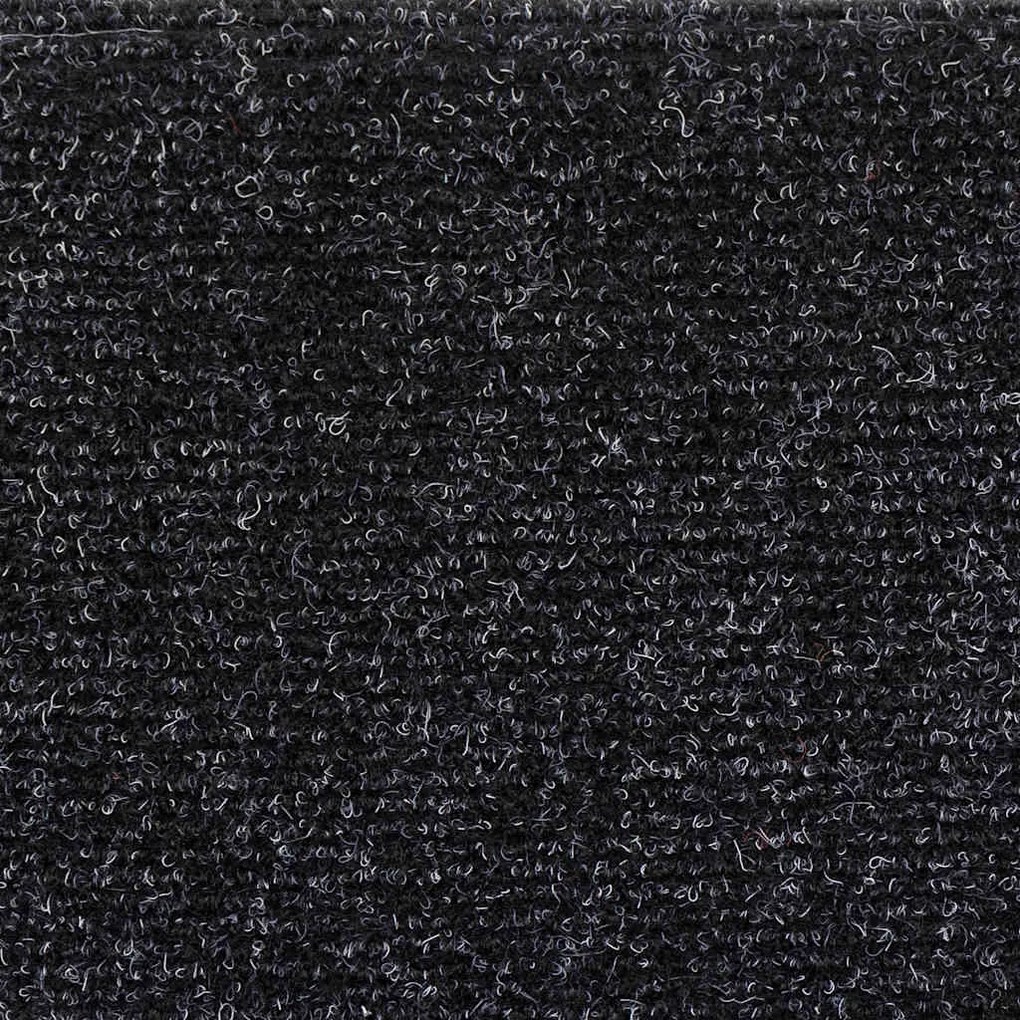 10 db öntapadós lépcsőszőnyeg 56 x 17 x 3 cm fekete félkör alakú