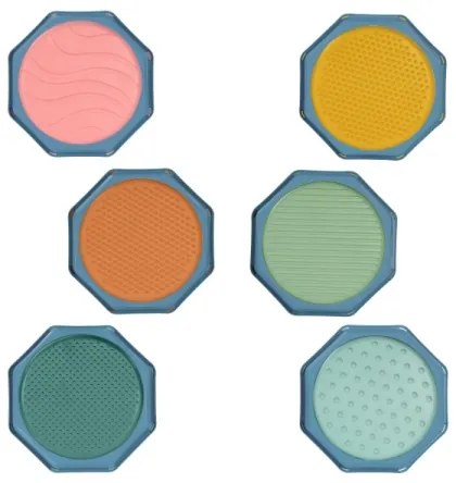 B-Toys - Gyermek egyensúlyozó kövek BALANCE &amp; HOP 6 db