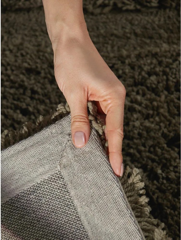 Khaki kézi szövésű szőnyeg 120x180 cm Lambeth Jasper – Ted Baker