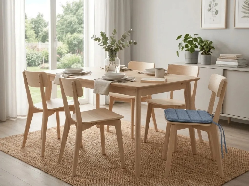 Székpárna LINGE BLUE 37x37 cm, kék