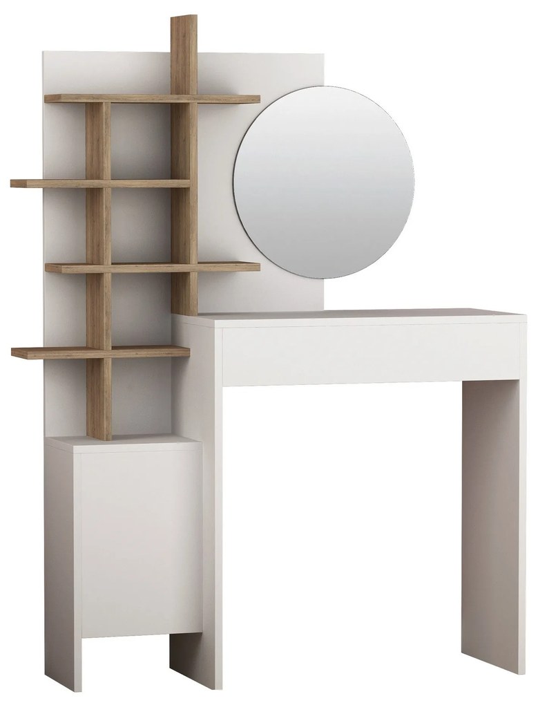 Fésülködő asztal Mup - White, Oak