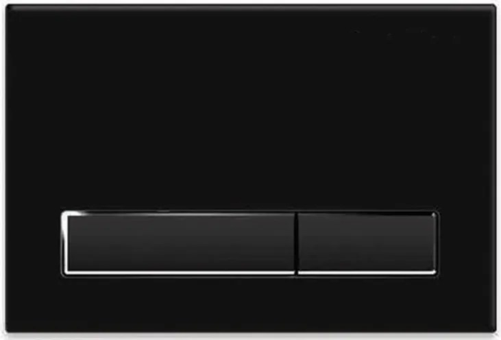 Nyomógomb M08V5 Műanyag Fekete Matt/ Fekete Fényes Trinnity 3/6L.220x150x13