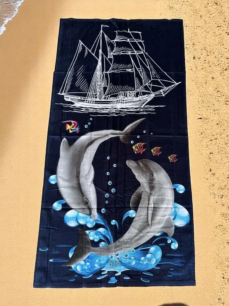 Strand fürdőlepedő FUNNY DELF 70x140 cm