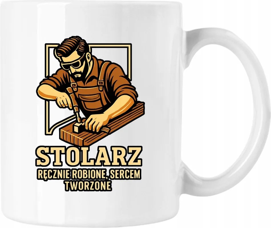 Asztalos Bögre Szenvedély Alkotás Fehér 330ml