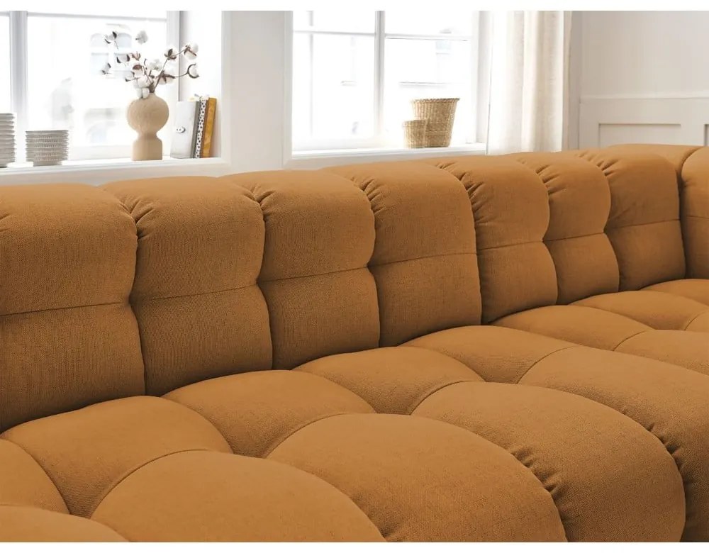 Okkersárga sarokkanapé (jobb oldali) Cloud – Bobochic Paris