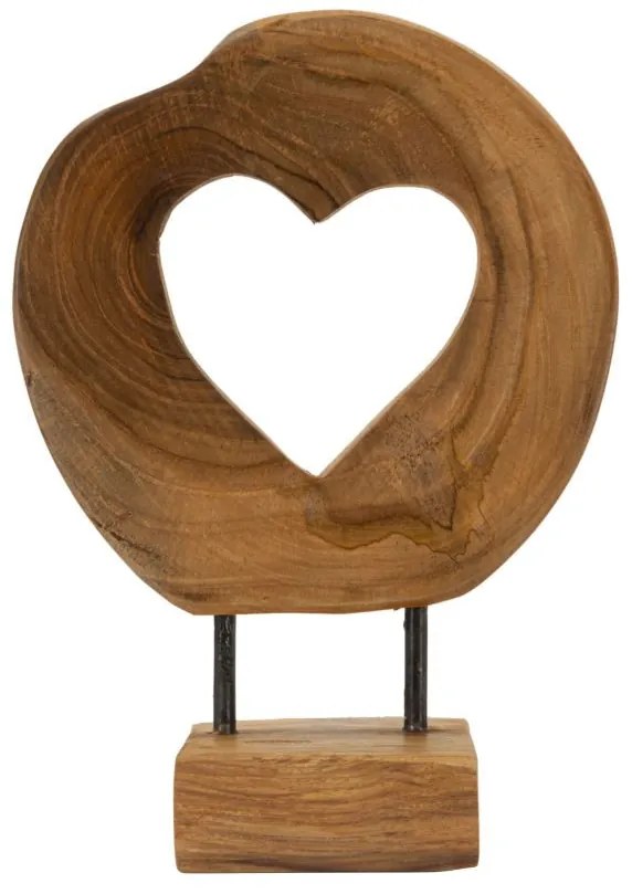 Hasi sculputre teak 20x10x28cm