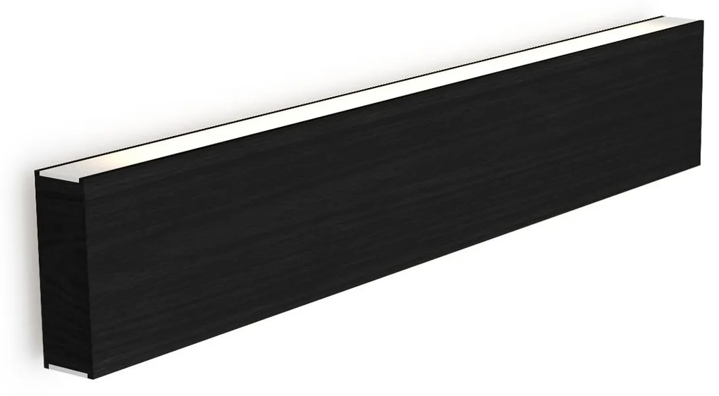 Fali lámpa LED120, beépített meghajtó, dimmer nélkül, több lehetőség - TUNTO Modell: 200 mm-es tölgy, feketére pácolt, direkt és indirekt fény