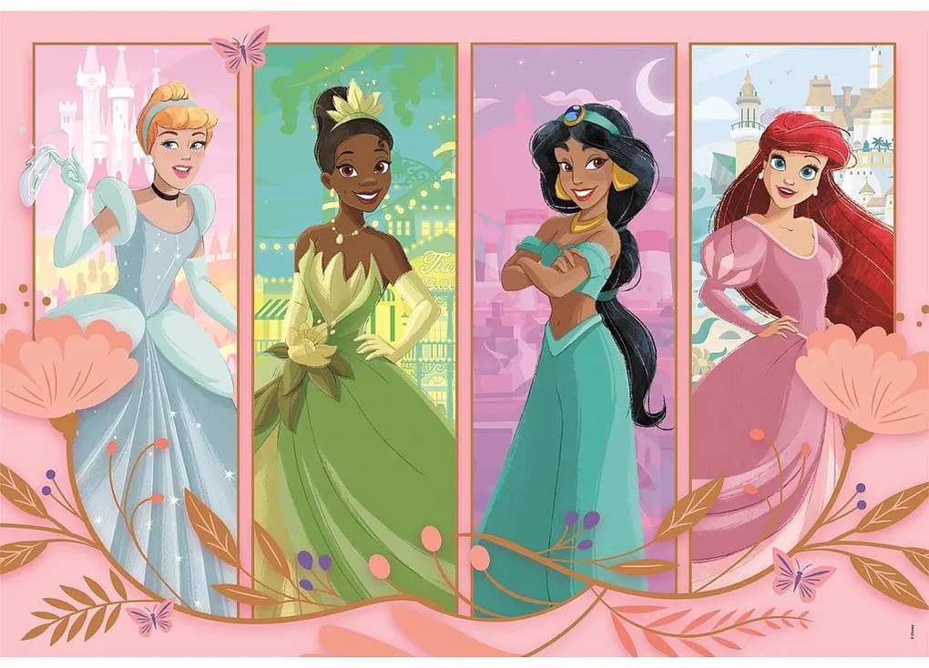 Disney Hercegnők Garden Party 2x60 db-os puzzle Clementoni