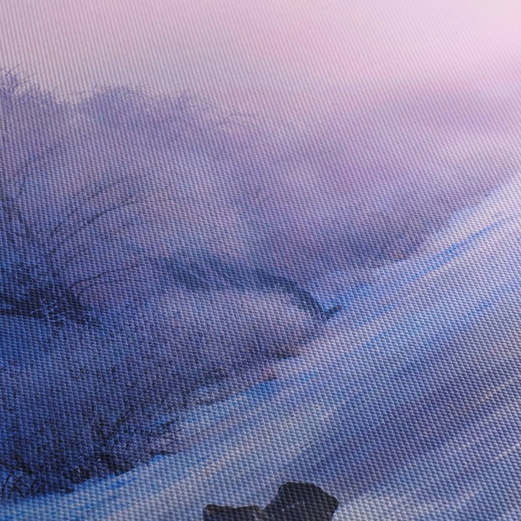 Kép - Befagyott folyó (90x60 cm)