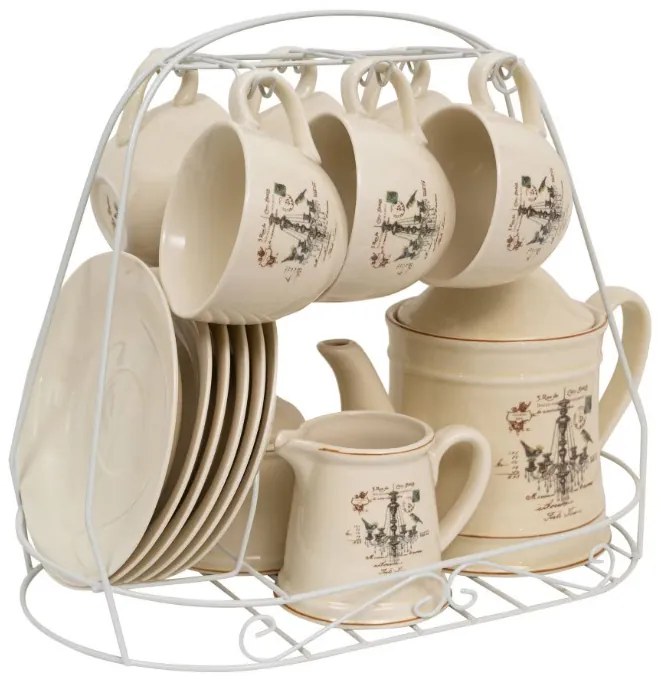 Vintage reggeliző szett