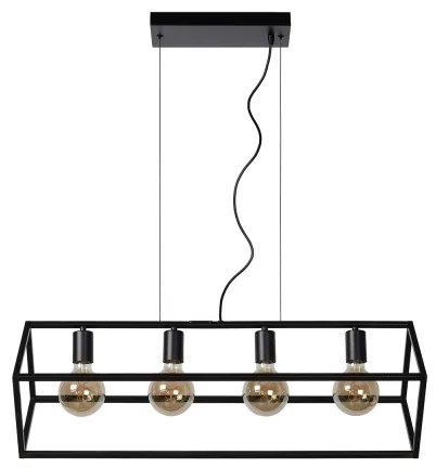 Lucide 00425/04/30 - Csillár zsinóron FABIAN 4xE27/40W/230V