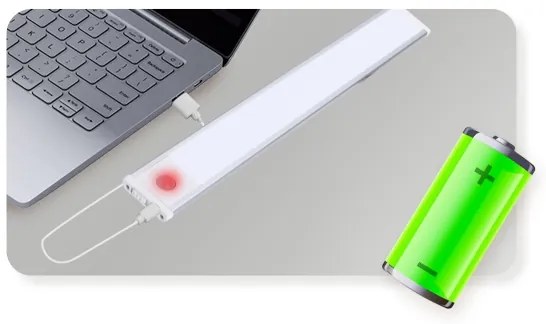 Aigostar LED bútorvilágítás töltővel, érzékelővel, 1,5W, 5V, 4000K