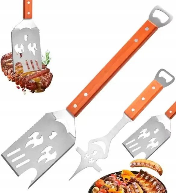 Grillező Evőeszköz Készlet Tok 8IN1 Bbq 1DB