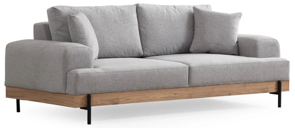 3 személyes kanapé Eti Oak -Szürke