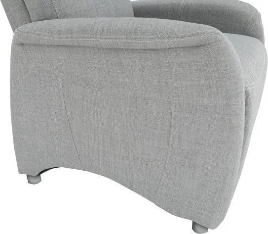 Állítható fotel, szürke szövet, FOREST