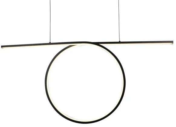 LED csillár kábelen ODETTA LED/42W/230V 4000K fekete