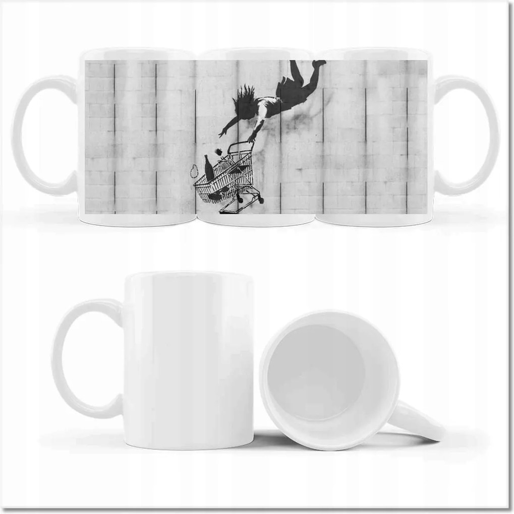 Fotó bögre Banksy kosár