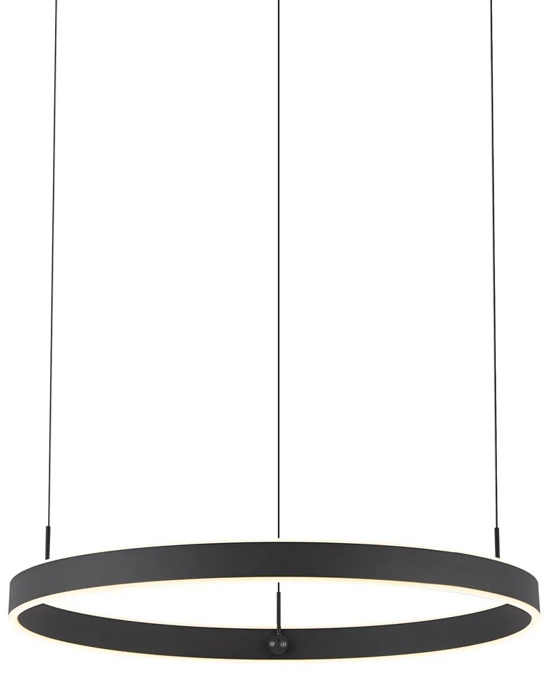 Design függőlámpa fekete 3 lépésben dimmelhető - Titmus