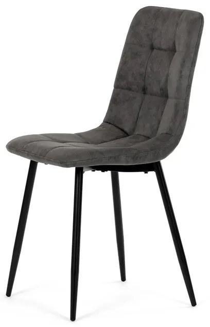 Fekete Vintage Szövet Étkezőszék. CT-281 BK3