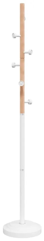 fehér porszórt vas ruhafogas 177 cm