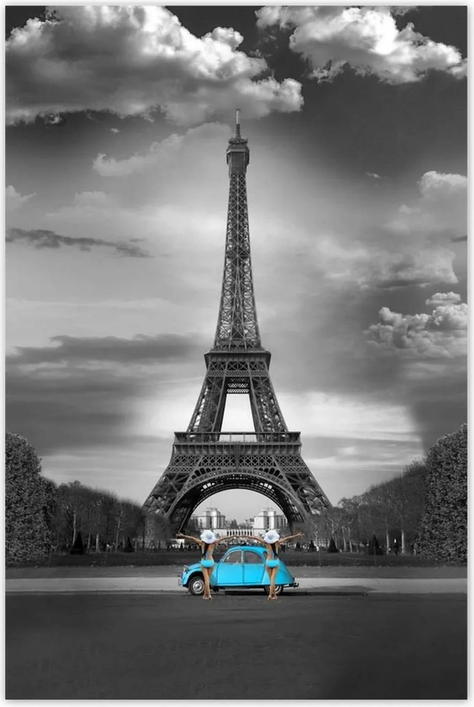 Poszterek 80x120 Eiffel-torony Franciaország