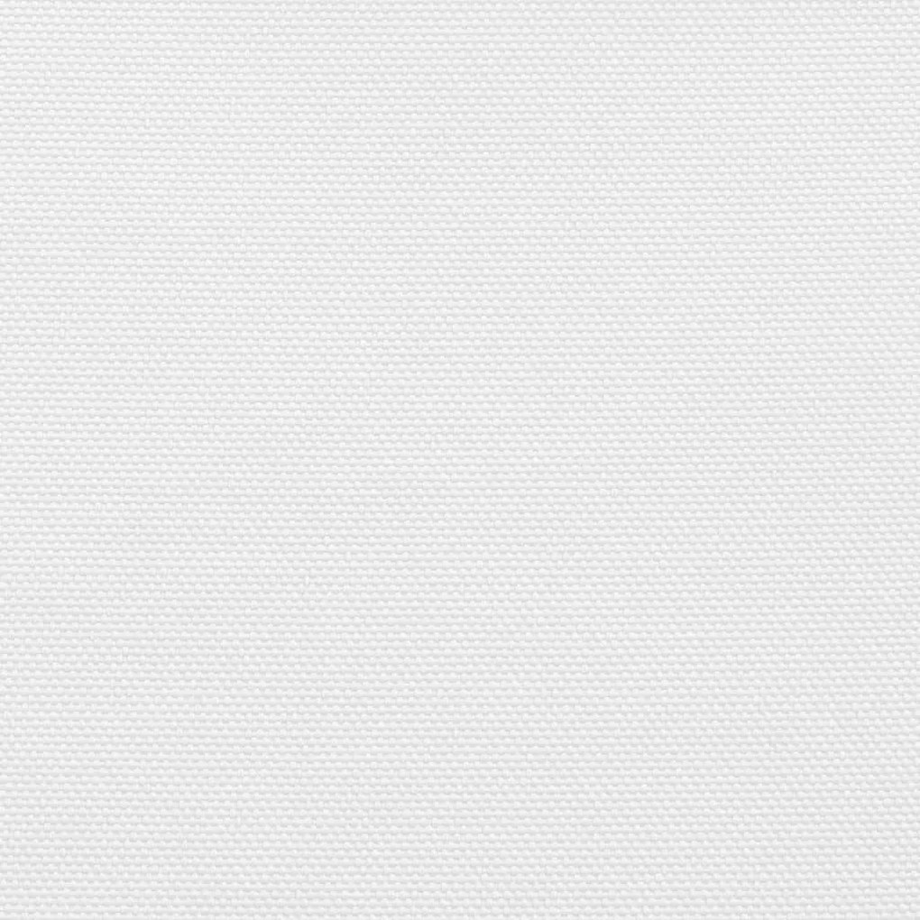 fehér 100% oxford poliészter erkélyparaván 75 x 800 cm