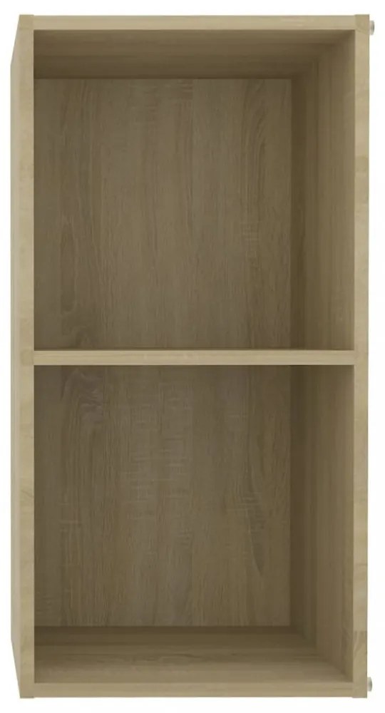 2 db sonoma tölgy színű szerelt fa TV-szekrény 72x35x36,5 cm
