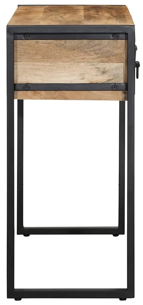 tömör nyersfa mangófa tálalóasztal 100 x 35 x 75 cm