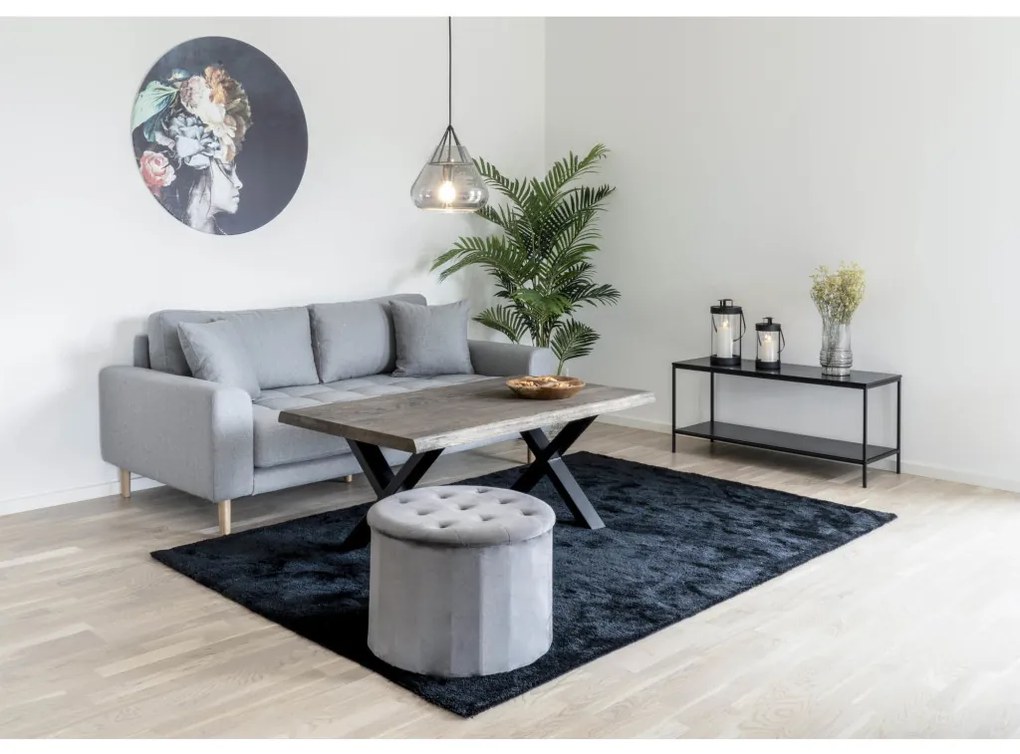 Vita TV állvány, 2 polc, fekete, 100x36x45 cm