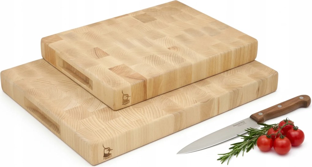 2 db-os Bükk Vihar Deszka szett tartós Prémium fa konyhai deszkák