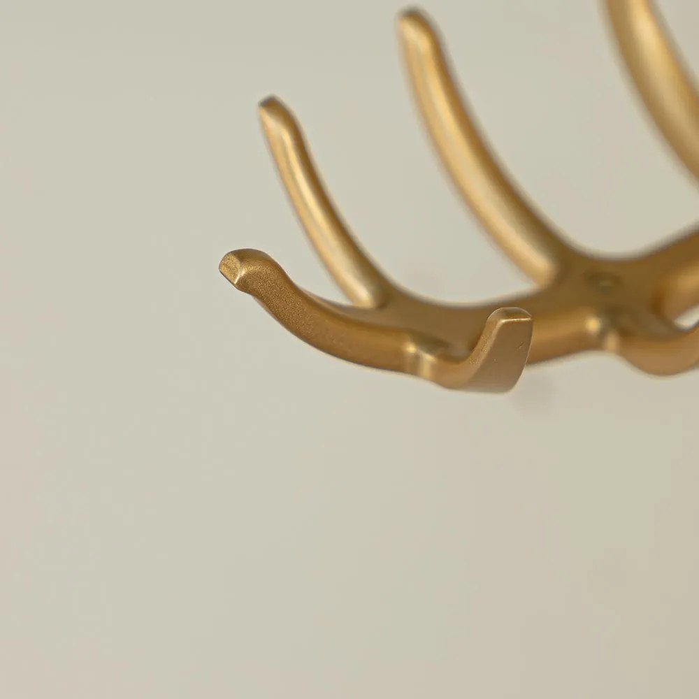 Aranyszínű fali műanyag akasztó Bug – Spinder Design