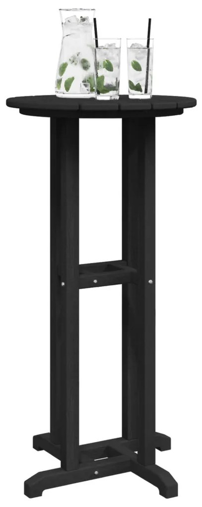 Bárasztal Fekete 55x55x107 cm HDPE