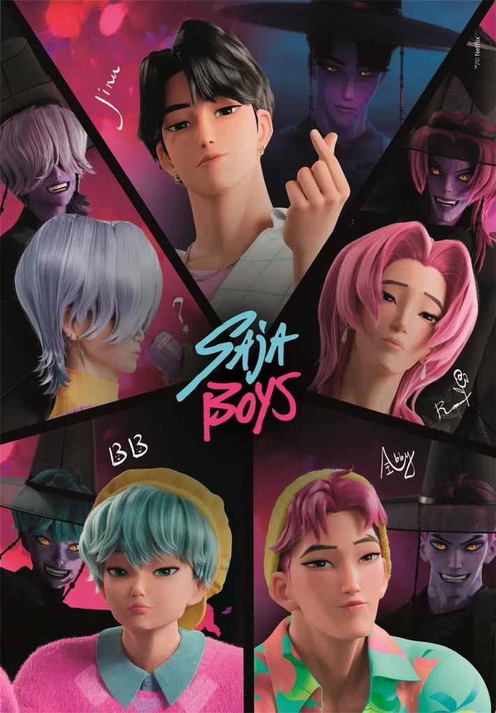 K-pop Démonvadászok Saja Boys 500 db-os Compact puzzle Clementoni