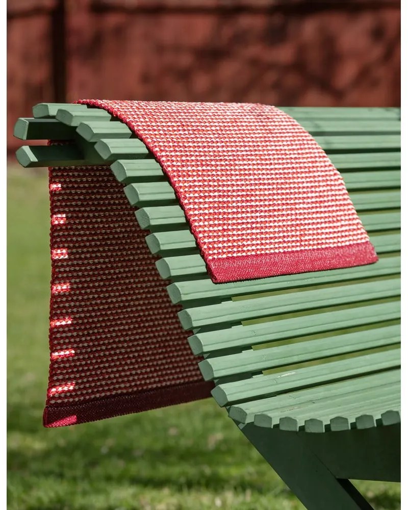 Piros kültéri-beltéri szőnyeg 85x160 cm Effi Dark Red – Pappelina