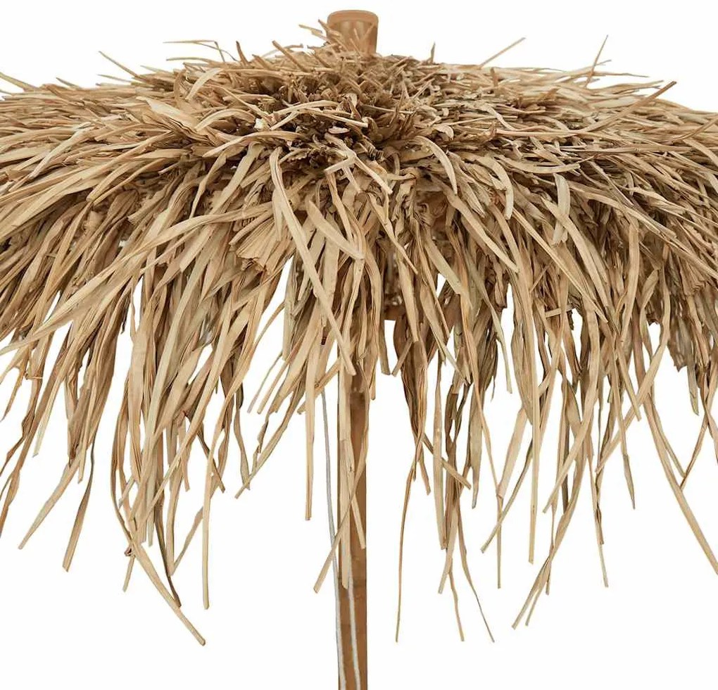 bambusz tiki esernyő banánlevél ernyővel 150 cm