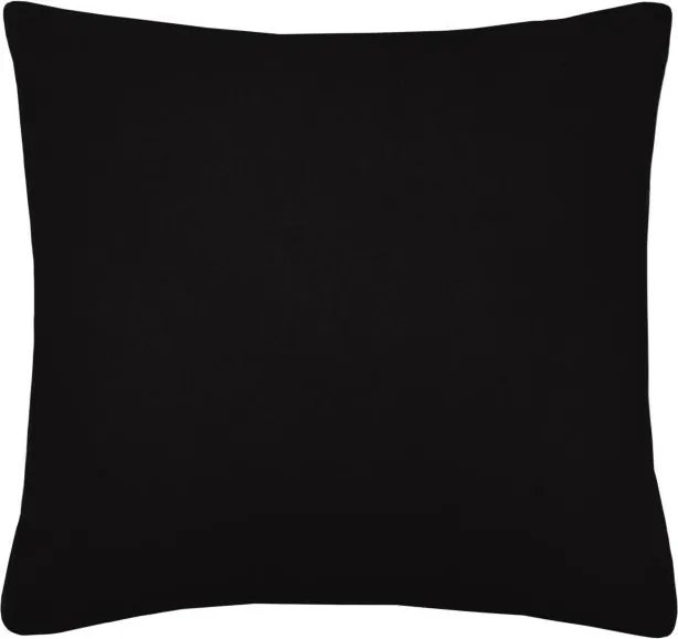 Duo díszpárna 40x40 cm fekete, betéttel, klasszikus Boho