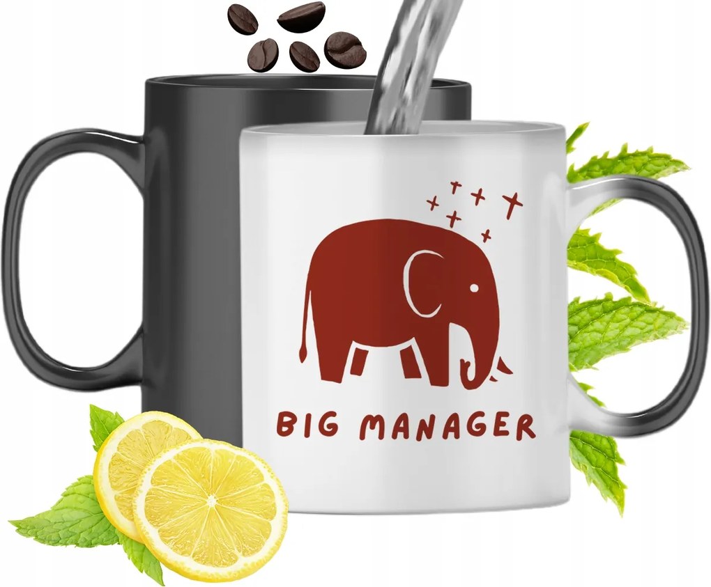 Mágikus Bögre A Vezető Számára Színváltós, fényképes nyomtatással