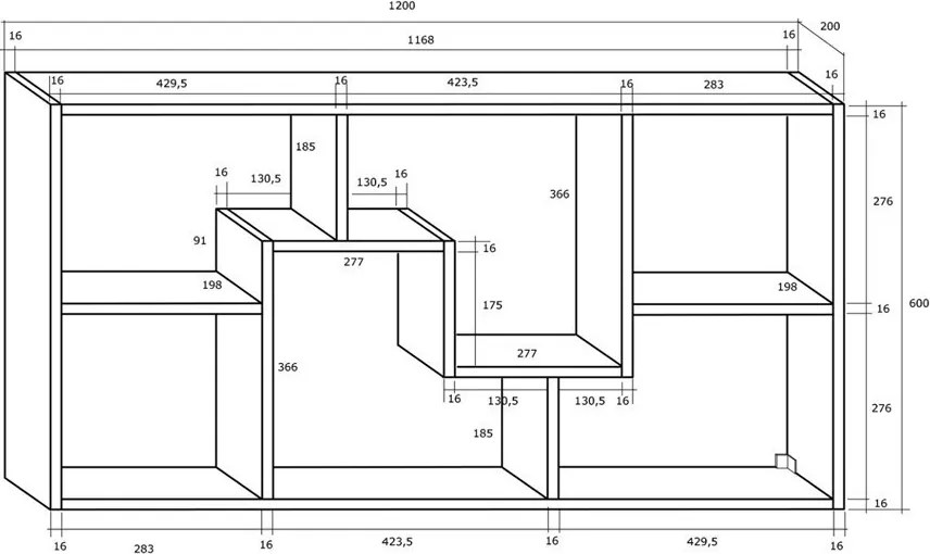 Polcos szekrény 50x24x177cm fehér FUR1836-2