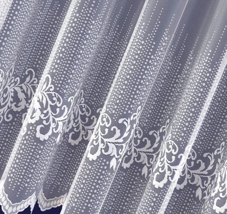 Mg Függöny jacquard 628/129 Fehér magasság 270cm pol 0,5m