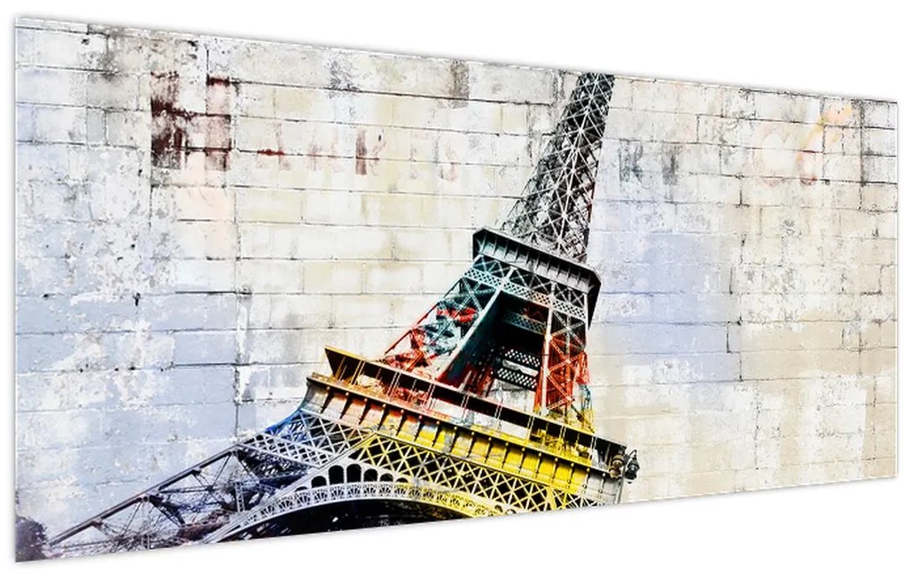 Kép - Az Eiffel-torony digitális művészete (120x50 cm)