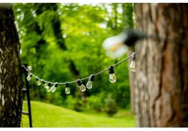 Kültéri dekoratív fénylánc MIMOSA 20xE27/1,3W/230V IP44 10m