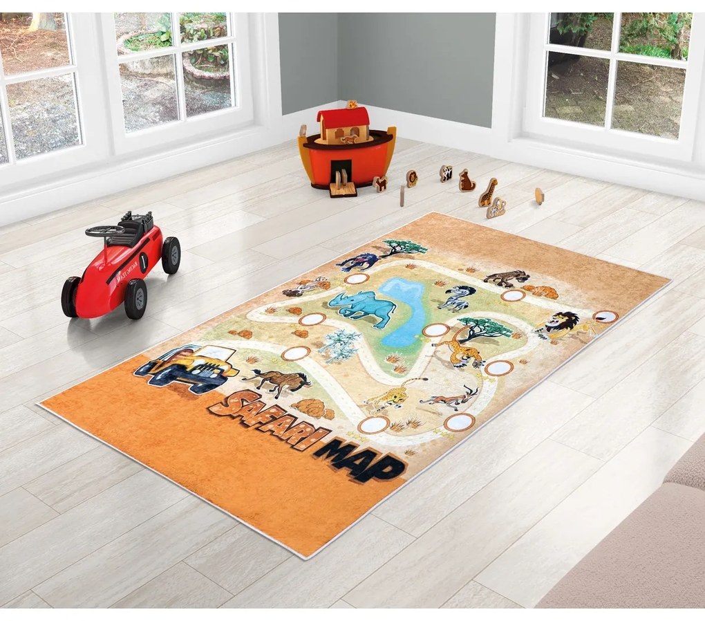 Bellatex Safari gyermek szőnyeg , 80 x 150 cm