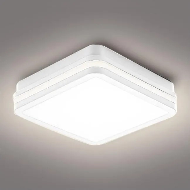 Brilagi - LED kültéri lámpatest BENE LED/24W/230V 26x26 cm fehér IP54